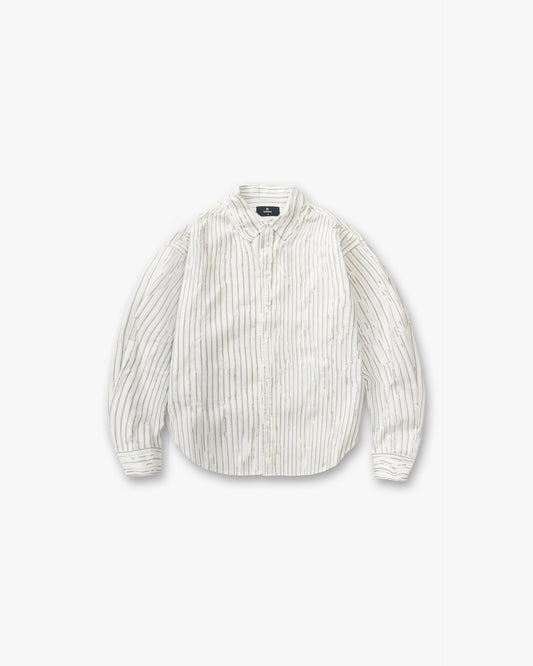 REPRESENT Torn Shirt - Flat White