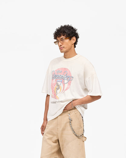 REPRESENT Represent x Beach Boys Tour T-Shirt - Washed Ecru