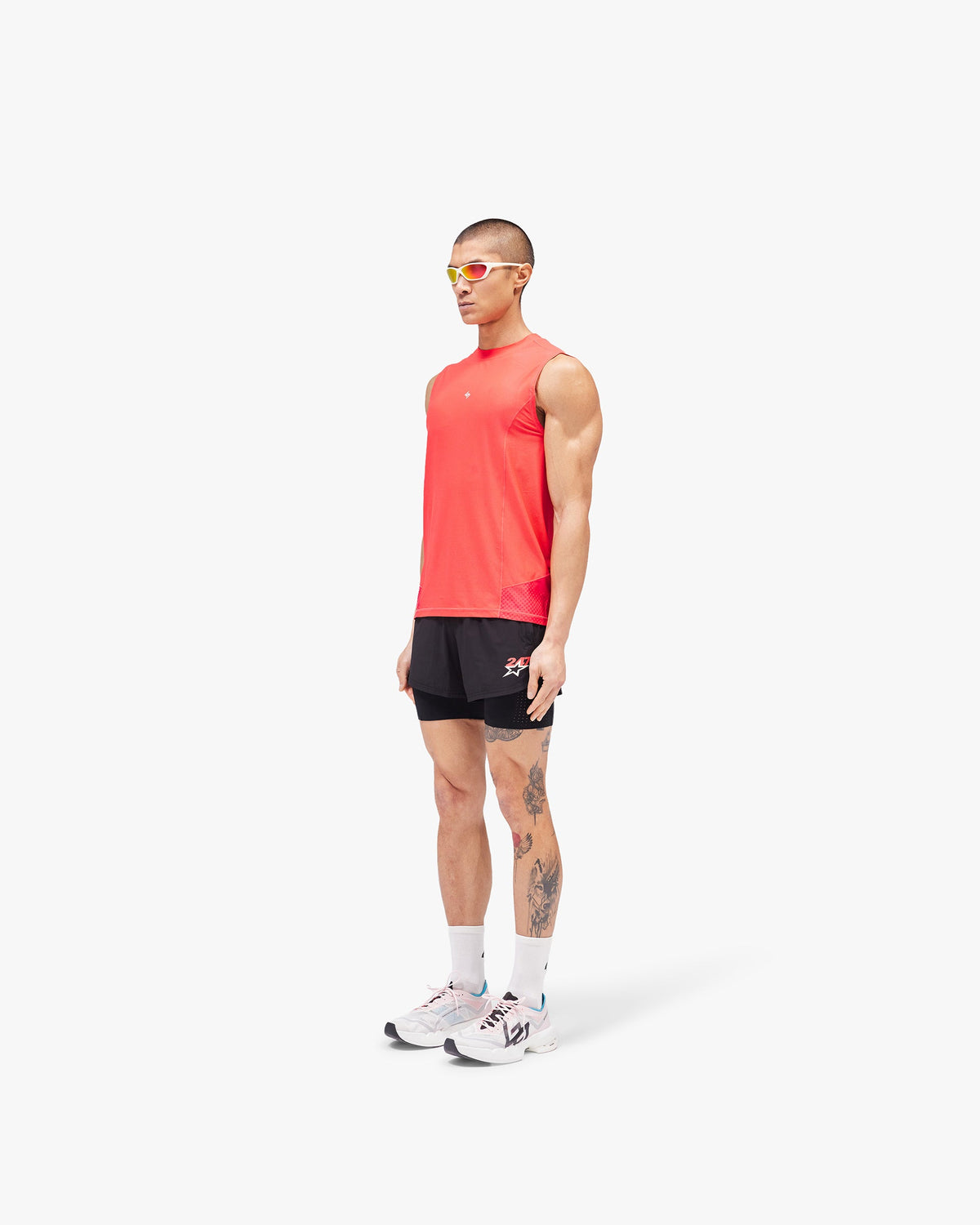 REPRESENT 247 Hybrid Tank - Red Fade Out