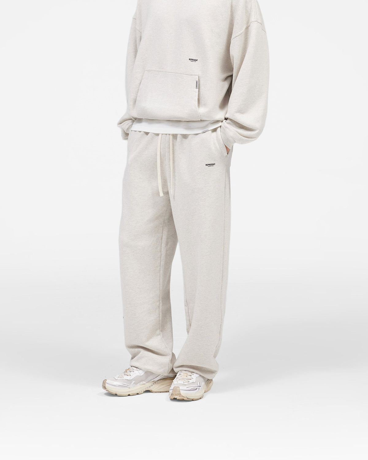 REPRESENT Micro Owners Club Sweatpant - Cream Marl