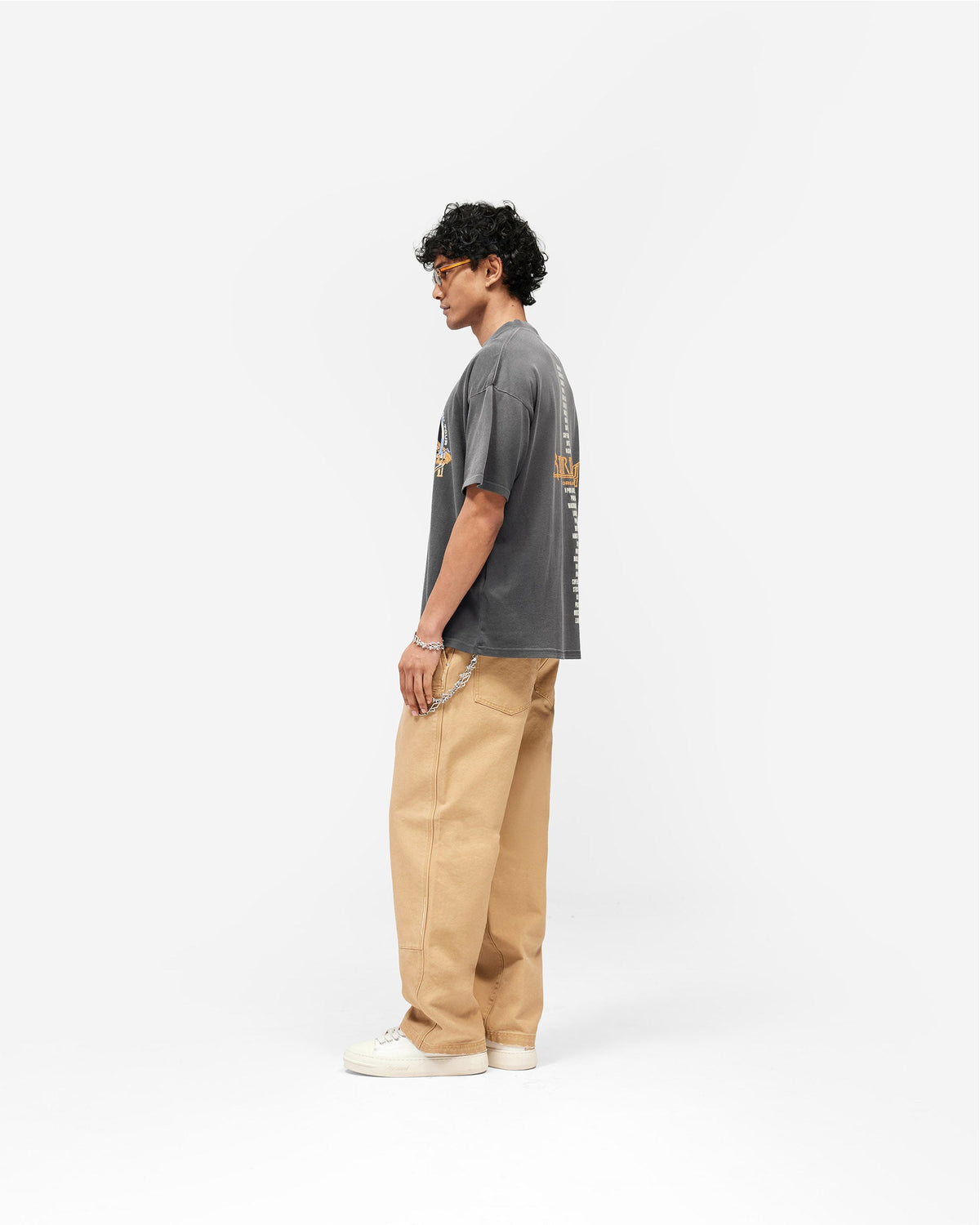 REPRESENT Golden Tour T-Shirt - Sun Fade Grey