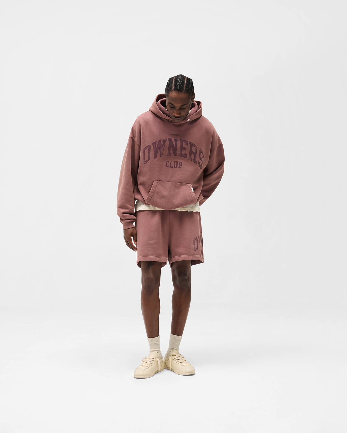REPRESENT Represent Owners Club Shorts - Smoked Rose