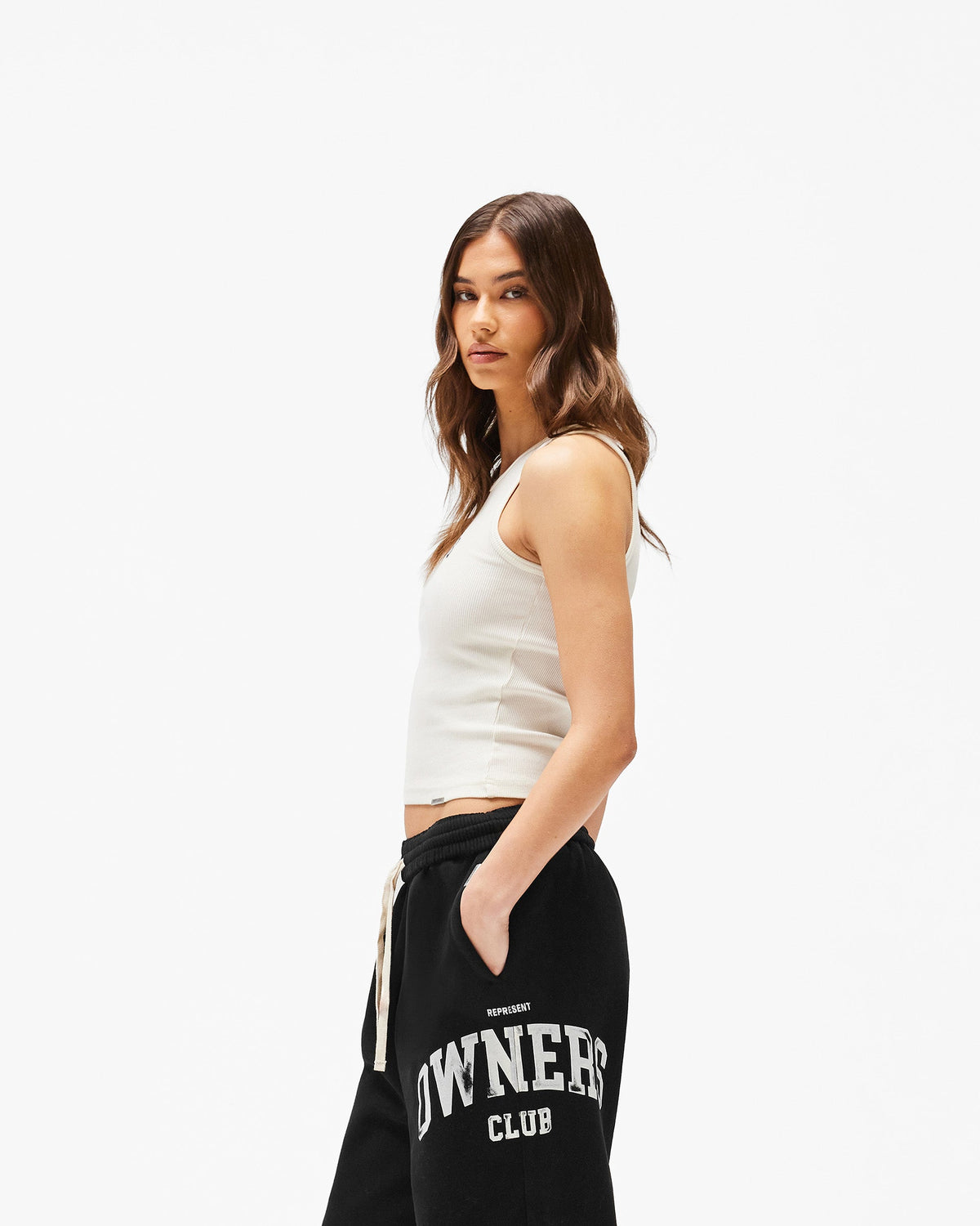 REPRESENT Represent Owners Club Rib Vest - Chalk