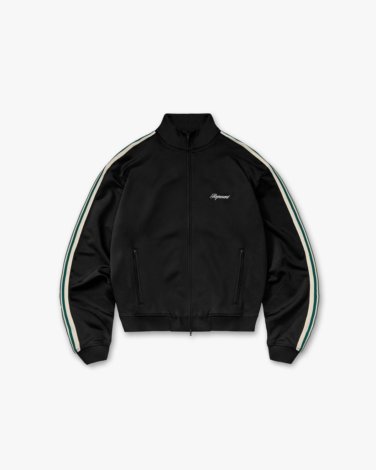 REPRESENT Taped Track Jacket - Jet Black