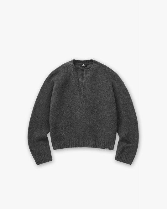 REPRESENT Ramone Knit Sweater - Dark Grey