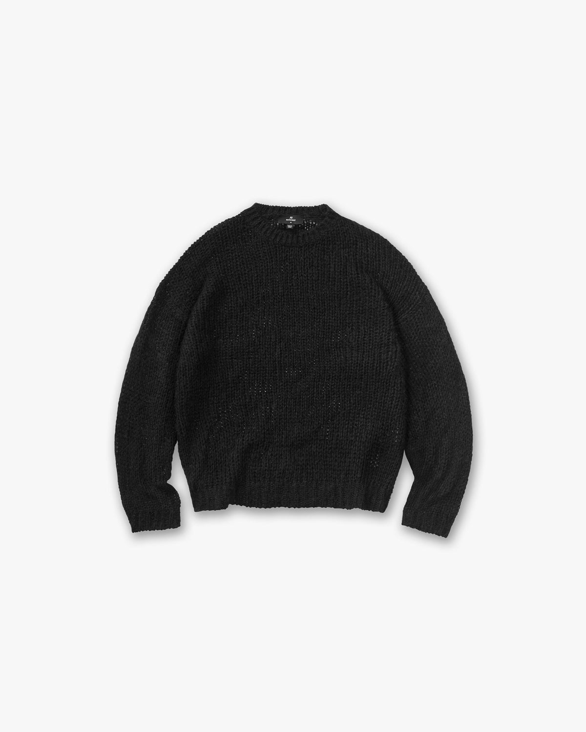 REPRESENT Reversible Fade Out Knit - Jet Black