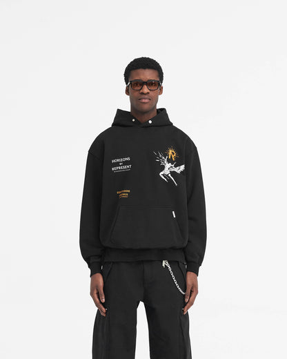 REPRESENT Icarus Hoodie - Jet Black