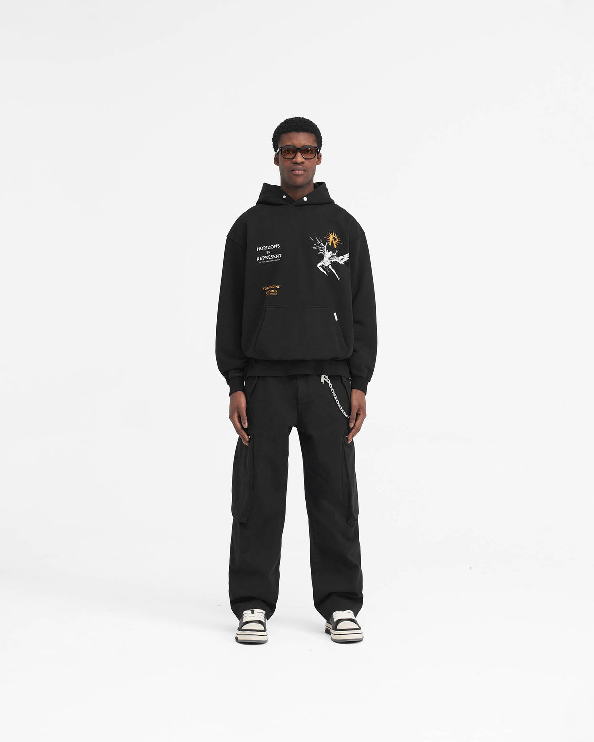REPRESENT Icarus Hoodie - Jet Black