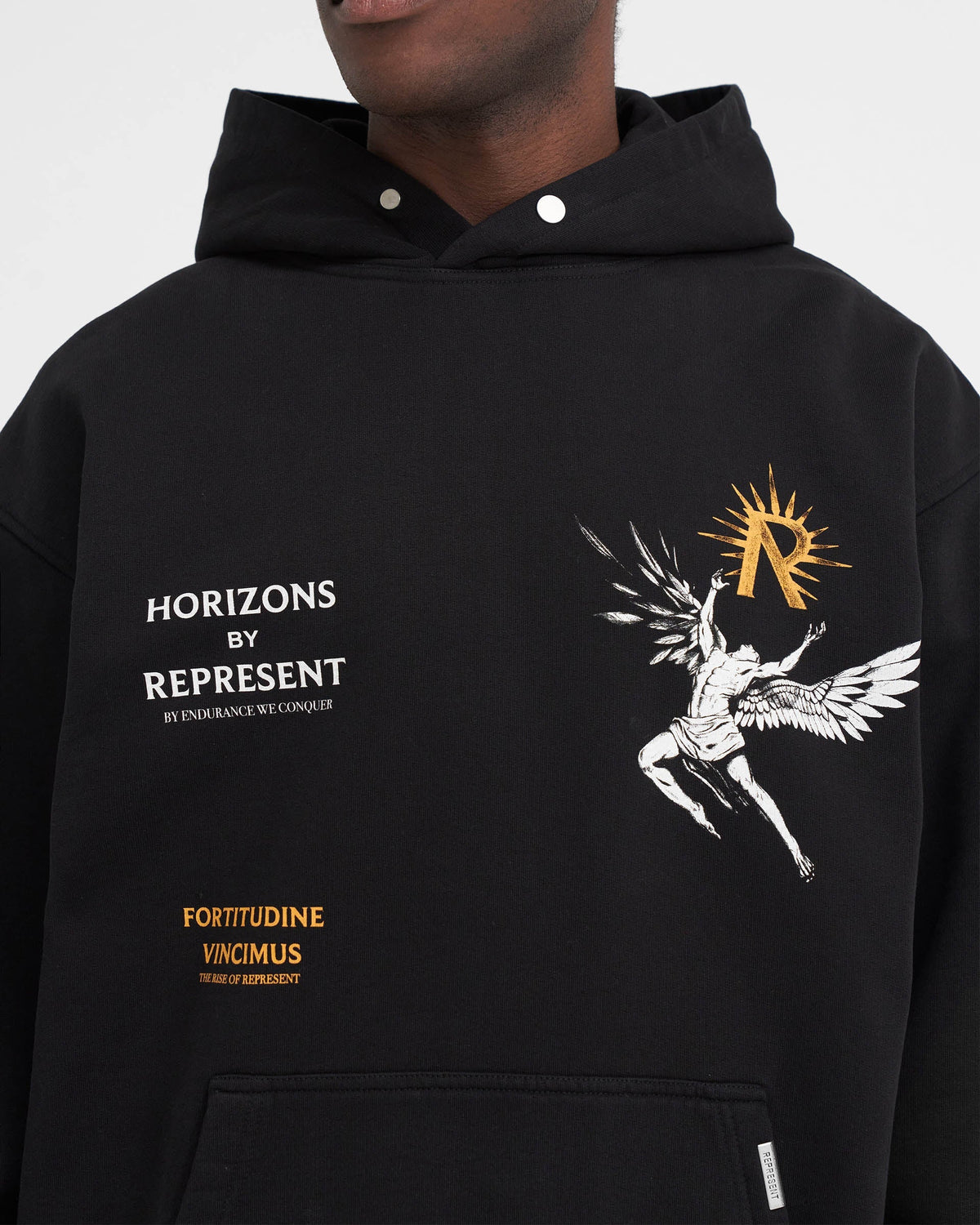 REPRESENT Icarus Hoodie - Jet Black