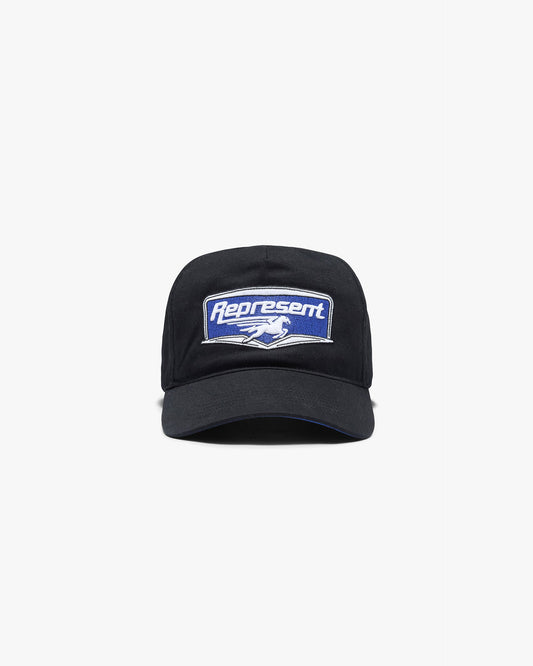 REPRESENT Nothing Faster Applique Patch x 47 Cap - Jet Black
