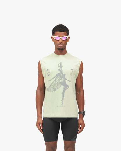 REPRESENT 247 Fallen Angel Tank - Fern