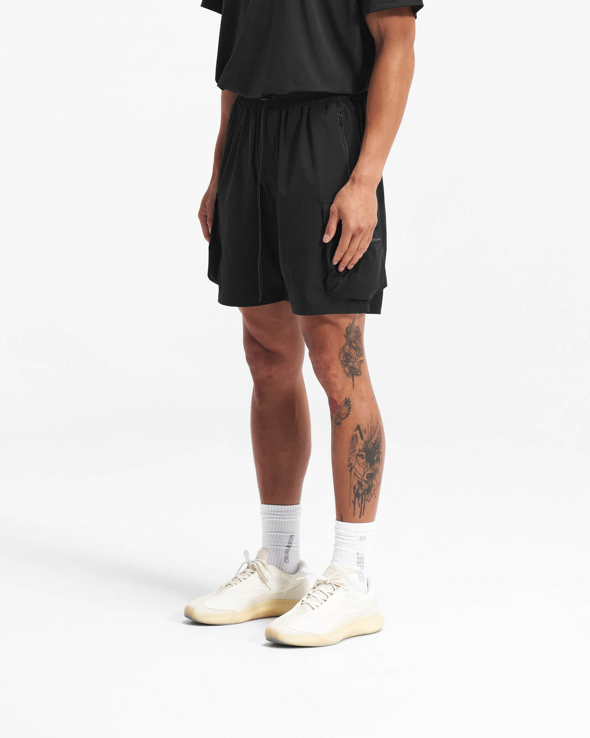 REPRESENT 247 Shorts - Black