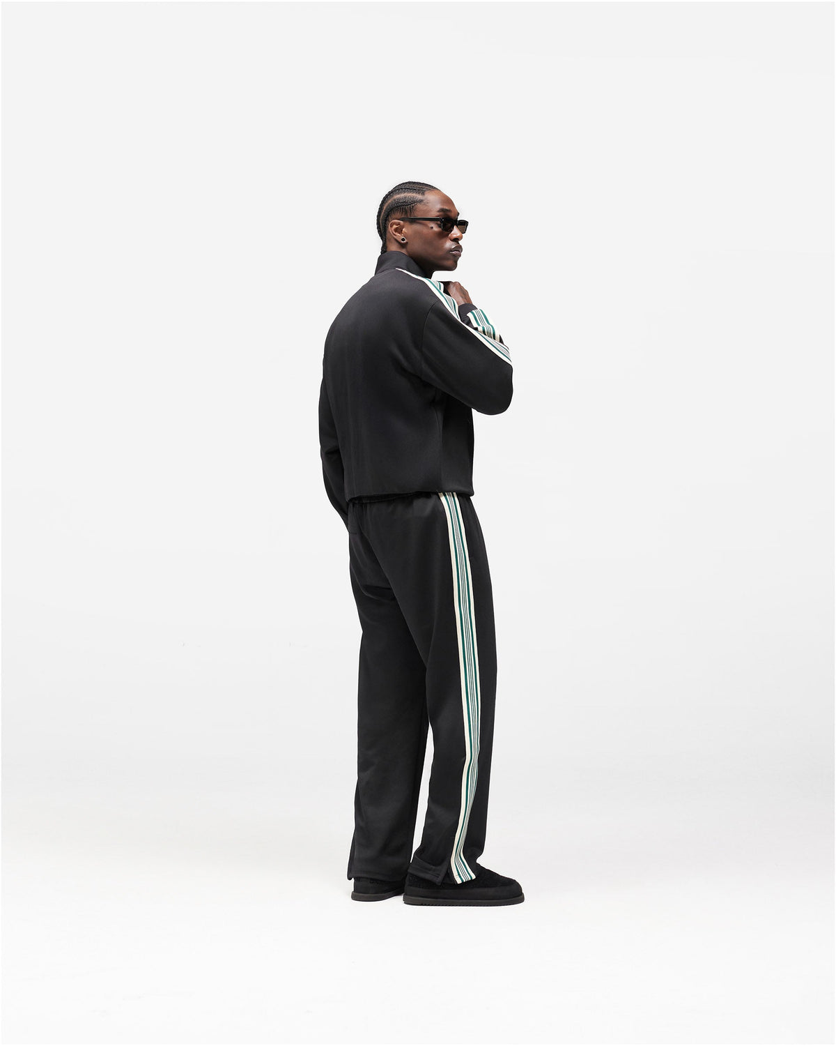 REPRESENT Taped Track Jacket - Jet Black