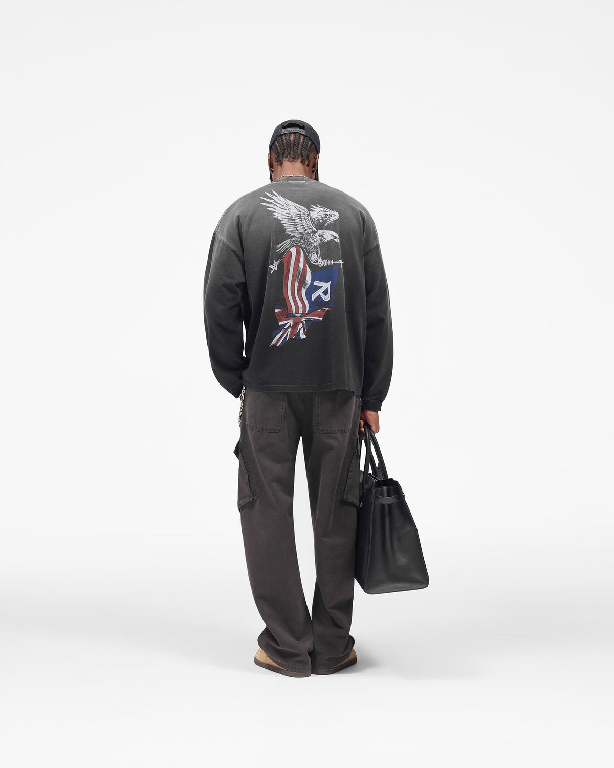 REPRESENT Eagle Long Sleeve T-Shirt - Black