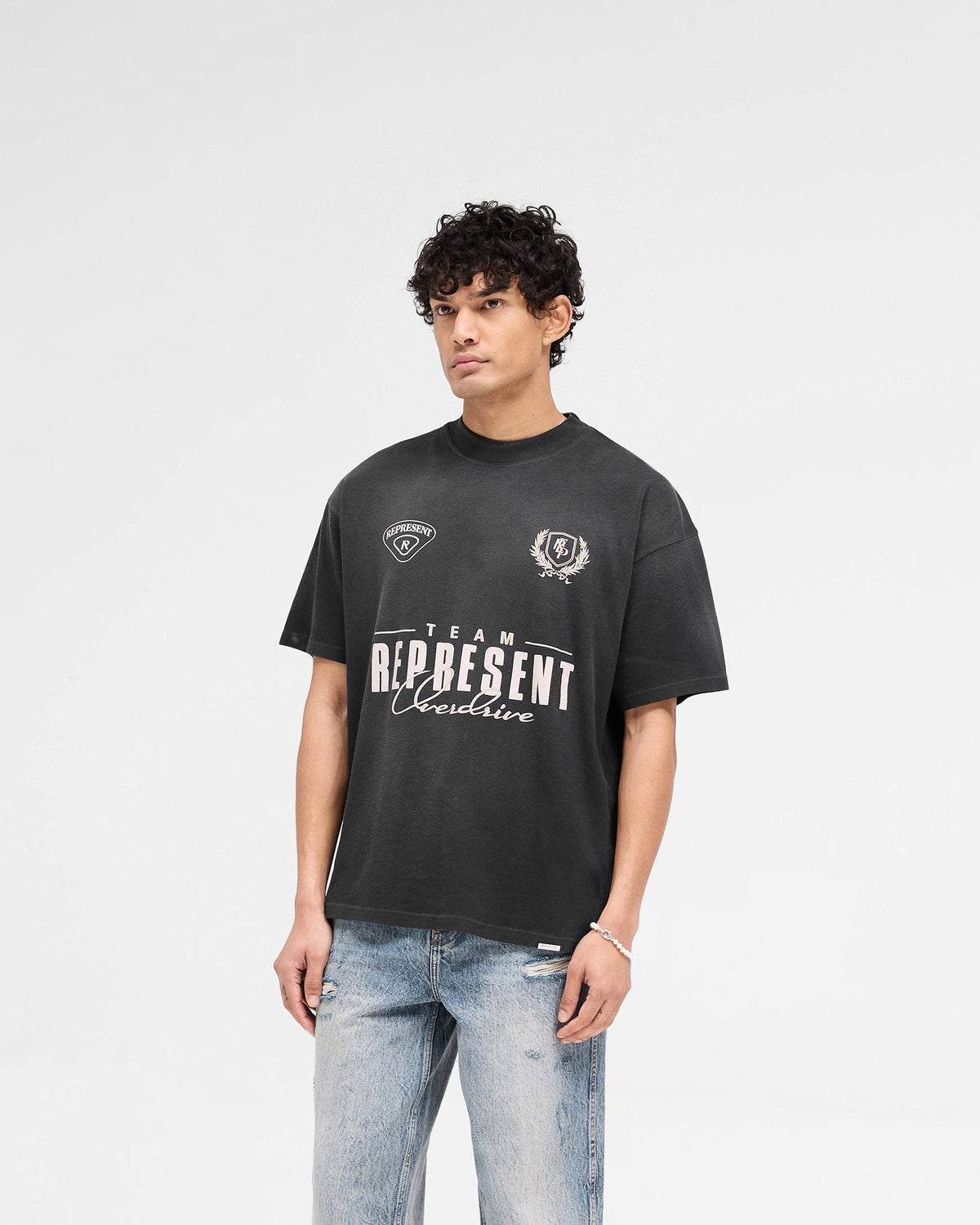 REPRESENT World Championship T-Shirt - Stained Black