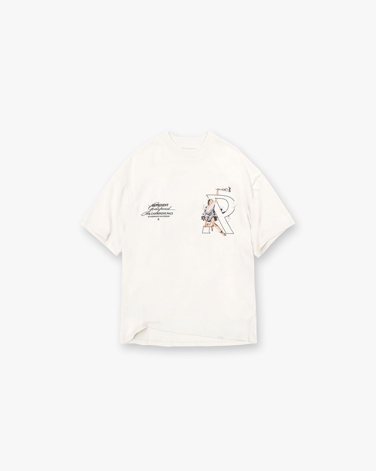 REPRESENT Hermes T-Shirt - Flat White