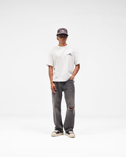 REPRESENT New York Yankees x Represent T-Shirt - Flat White