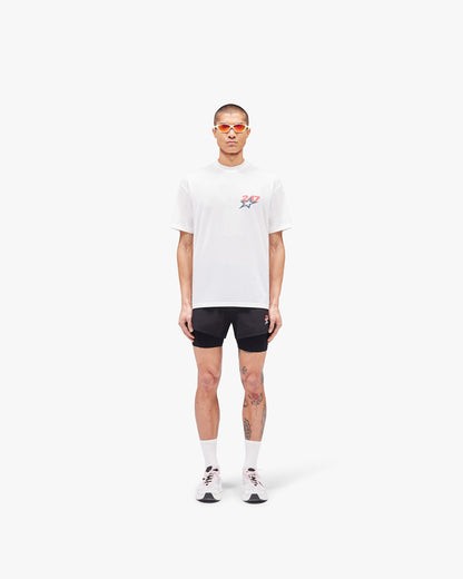 REPRESENT Team 247 Star Oversized T-Shirt - Flat White