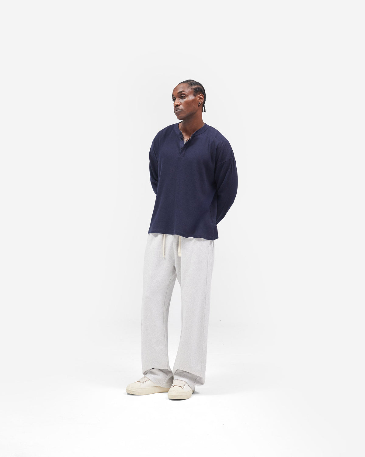 REPRESENT Initial Sweatpants - Ice Grey Marl