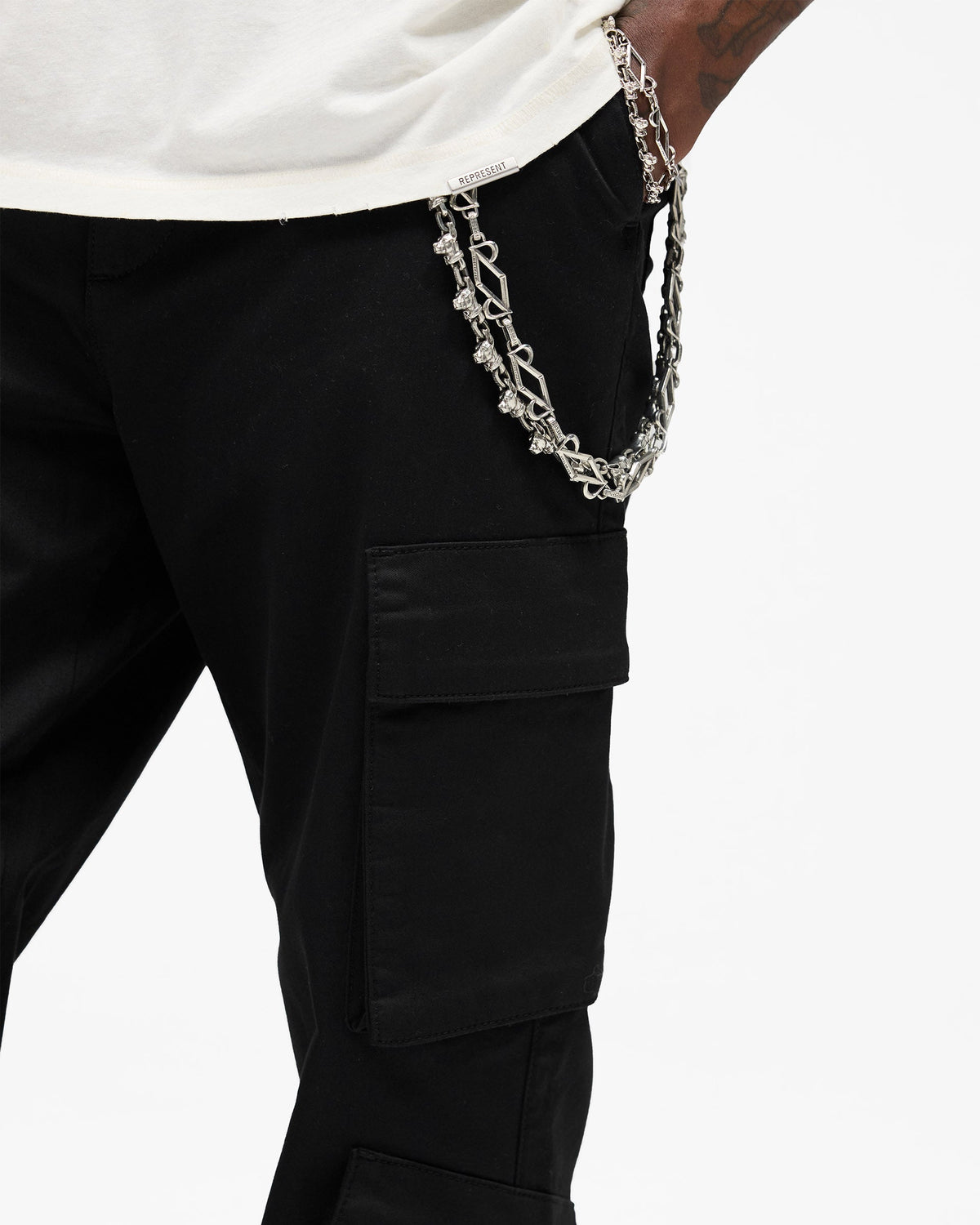 REPRESENT Doberman Trouser Chain - Silver