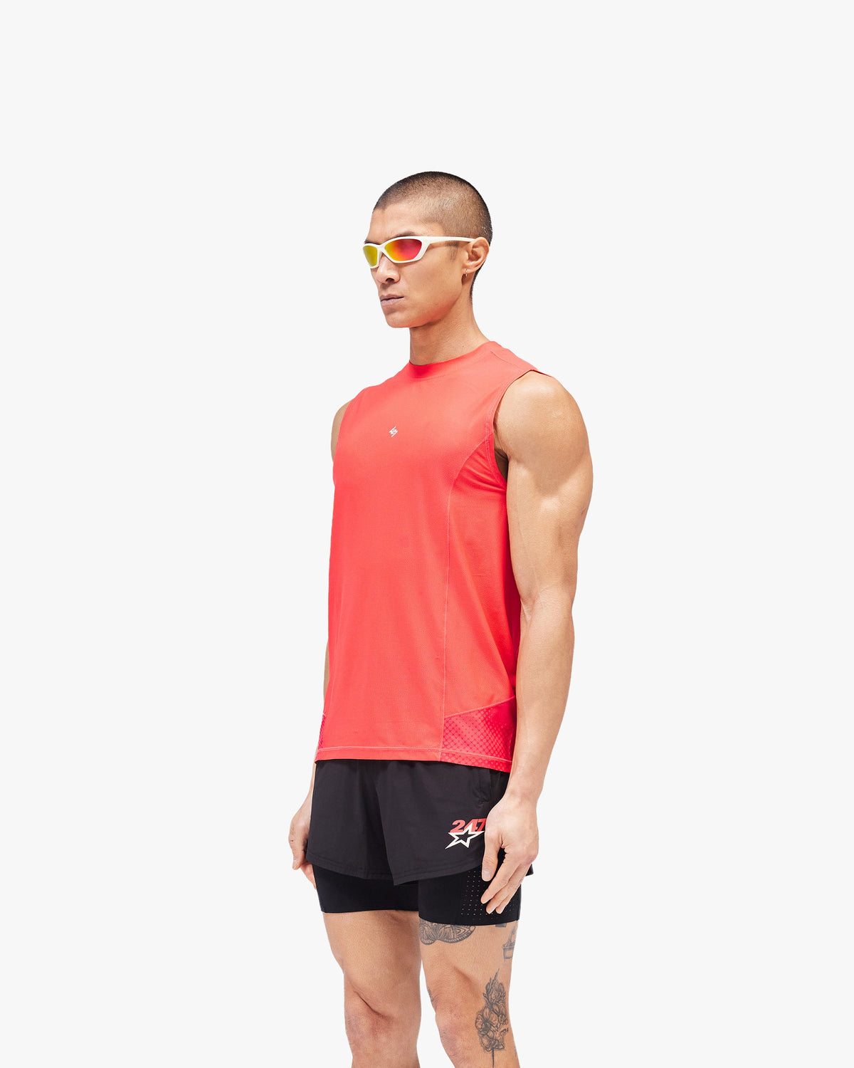 REPRESENT 247 Hybrid Tank - Red Fade Out