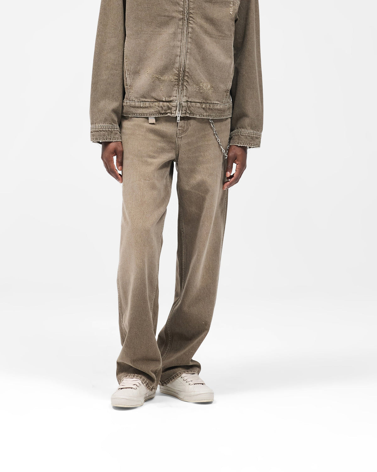 REPRESENT R3 Baggy Denim - Washed Olive