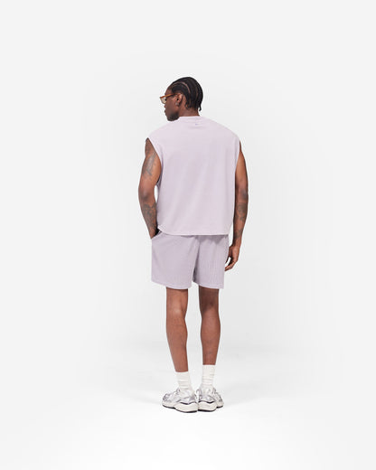 REPRESENT Initial Waffle Shorts- Mist