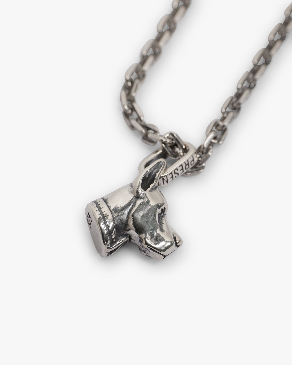 REPRESENT Doberman Pendant Necklace - Silver