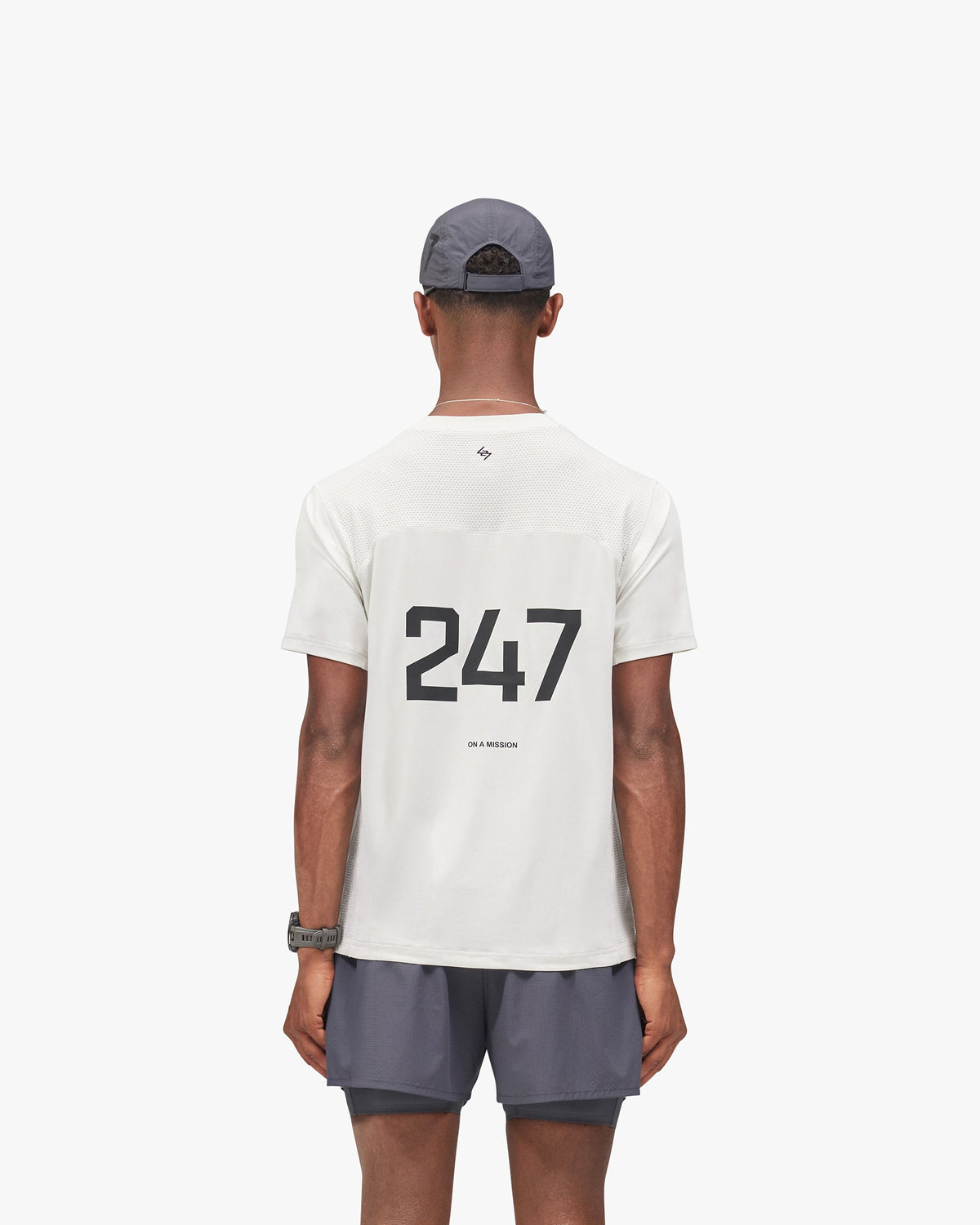 REPRESENT 247 Numbers T-Shirt - Flat White