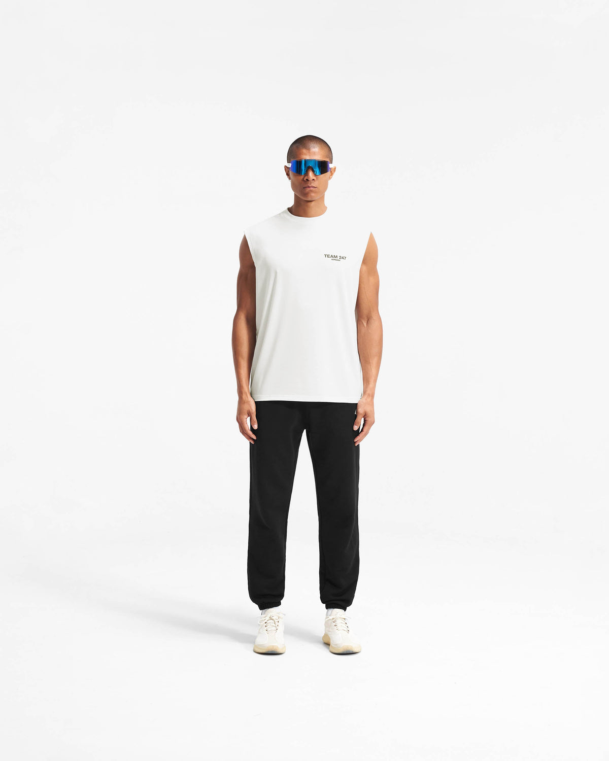 REPRESENT Team 247 Oversized Tank - Flat White