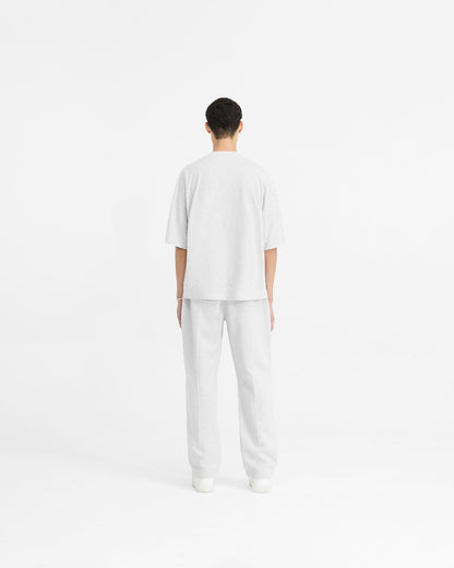 REPRESENT Initial Straight Leg Sweatpants - Ice Grey Marl