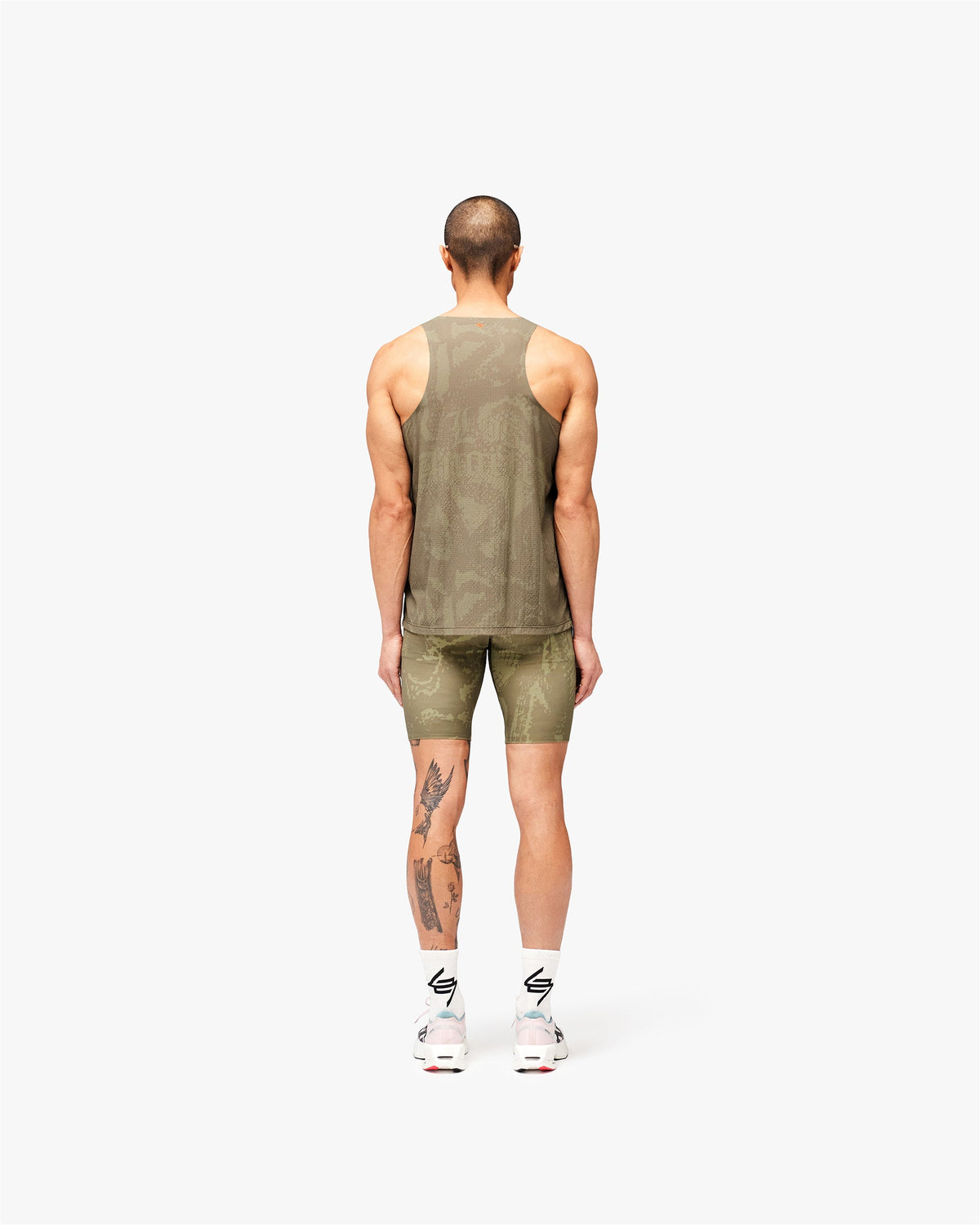 REPRESENT 247 Los Angeles Singlet - Aged Khaki