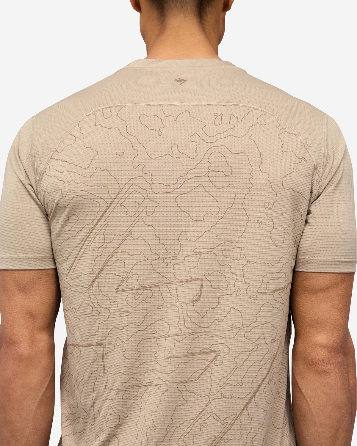 REPRESENT 247 Contour Run T-Shirt - Pebble