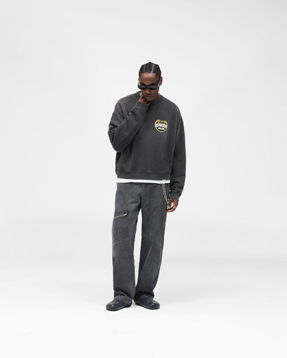 REPRESENT Angel Border Sweater - Stained Black