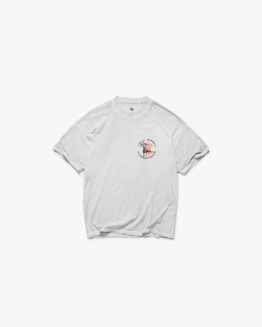 REPRESENT 247 Torch Boxy T-Shirt - Bleach Wash