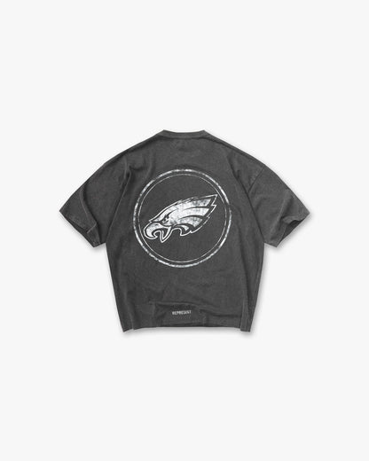 REPRESENT Philadelphia Eagles x Represent T-Shirt - Vintage Grey