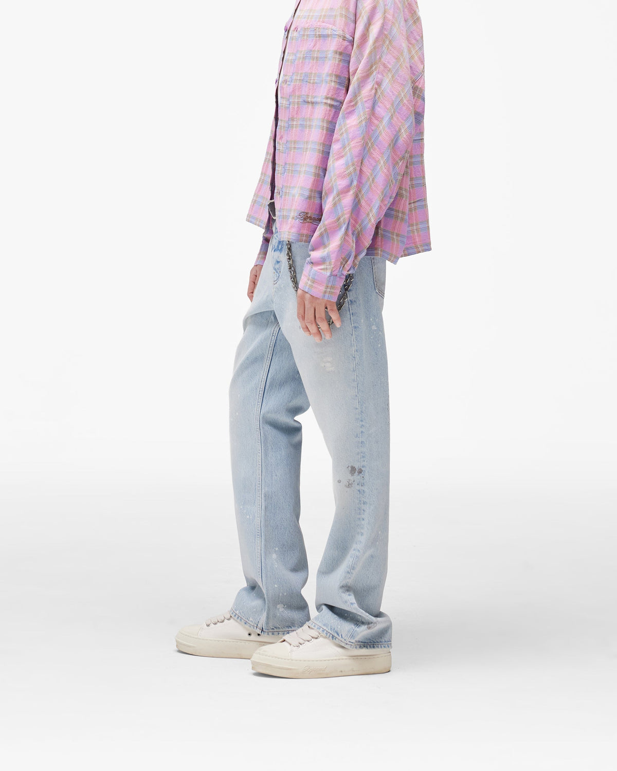REPRESENT Painted Denim - Coastal Blue