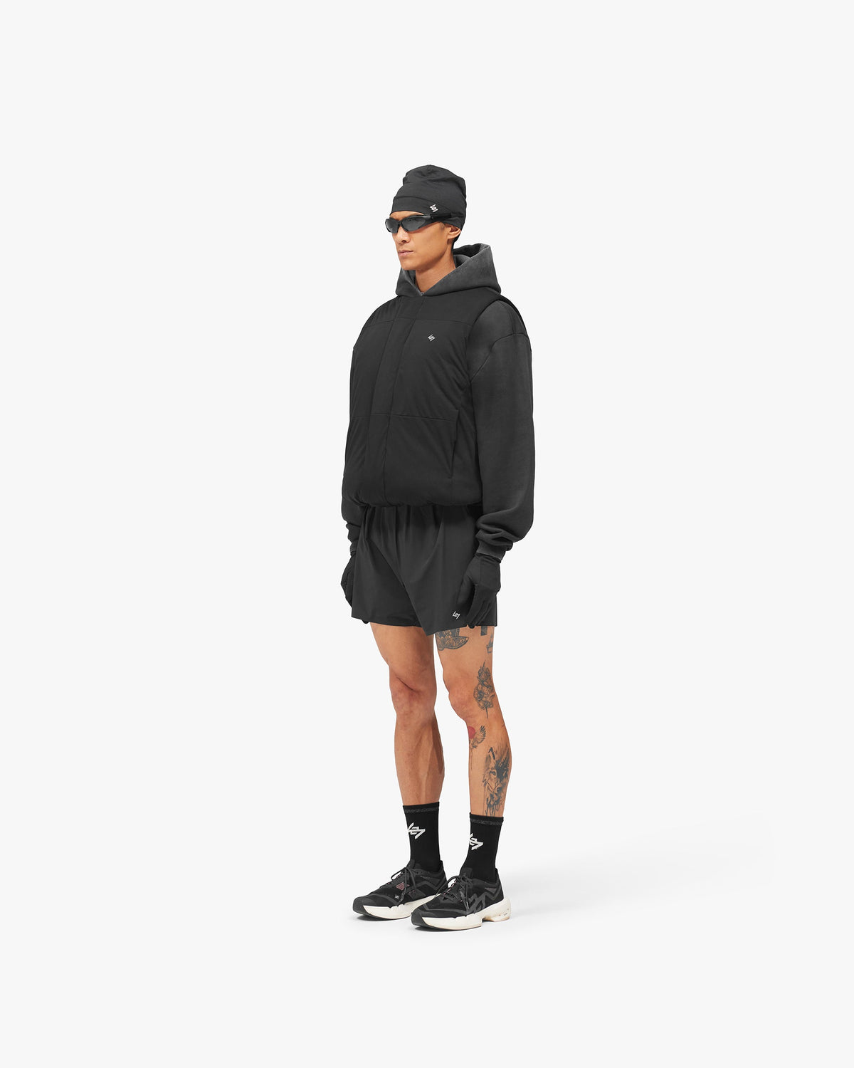 REPRESENT 247 Power Shield™  Padded Gilet - Jet Black
