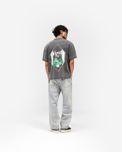 REPRESENT Represent x The Viper Room Dice T-Shirt - Vintage Grey