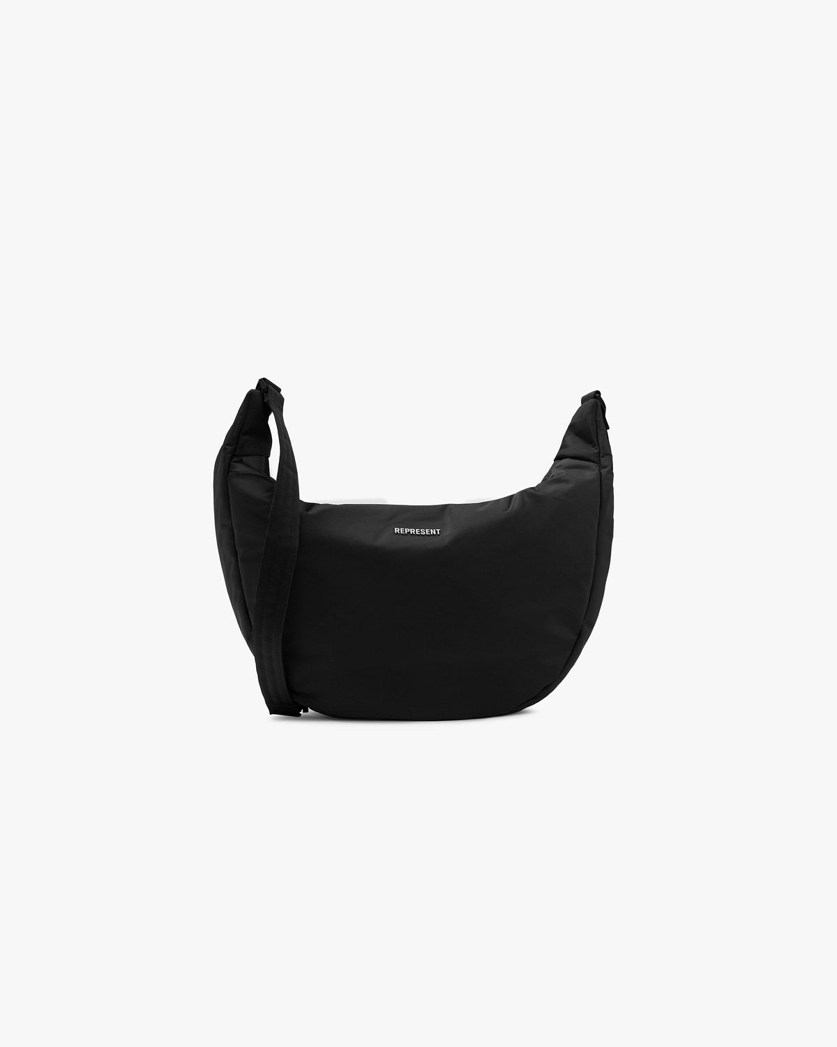 REPRESENT Padded Sling Bag - Black