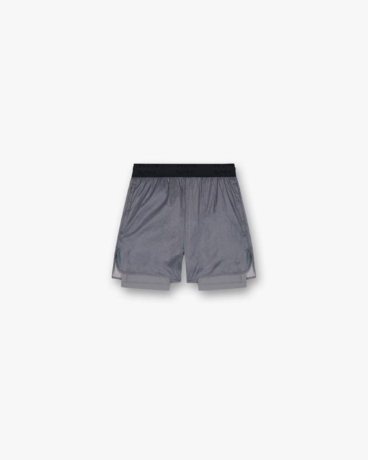REPRESENT 247 Contour 2-In-1 Run Shorts - Titanium