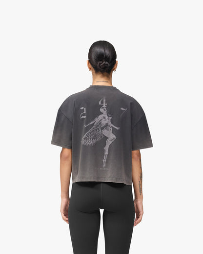 REPRESENT 247 Fallen Angel T-Shirt - Vintage Black