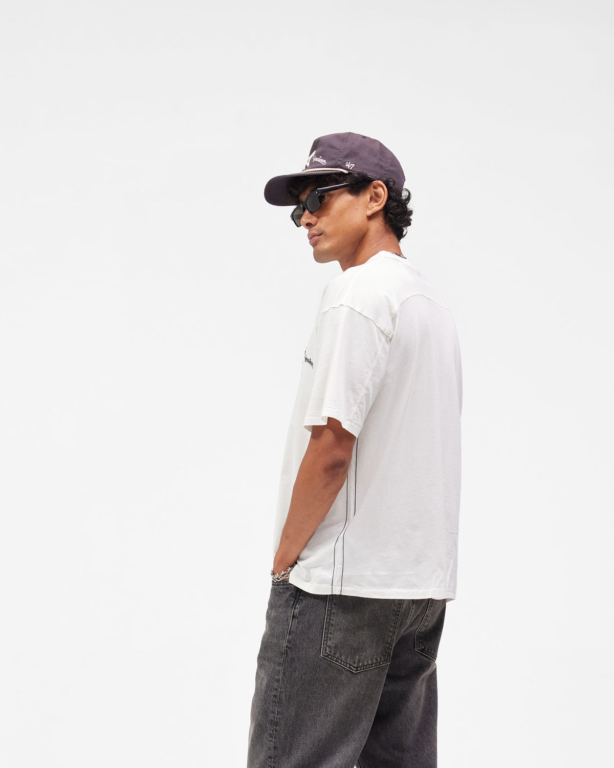 REPRESENT New York Yankees x Represent T-Shirt - Flat White