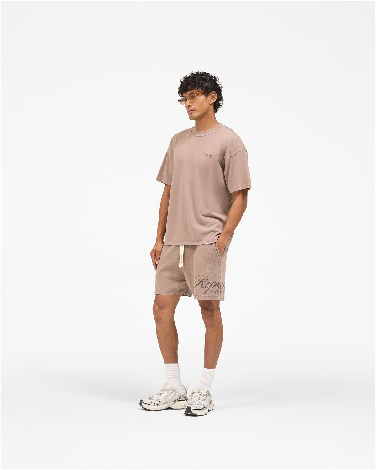 REPRESENT Represent Owners Club Script T-Shirt - Truffle