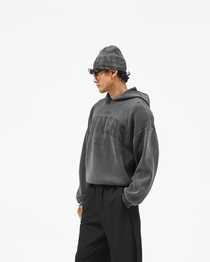 REPRESENT Represent Owners Club Knitted Hoodie - Weathered Black