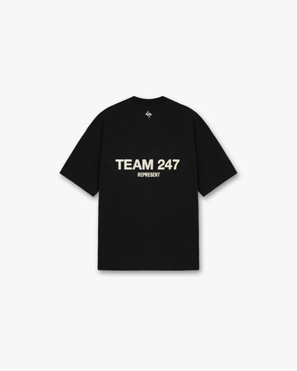 REPRESENT Team 247 Oversized T-Shirt - Jet Black