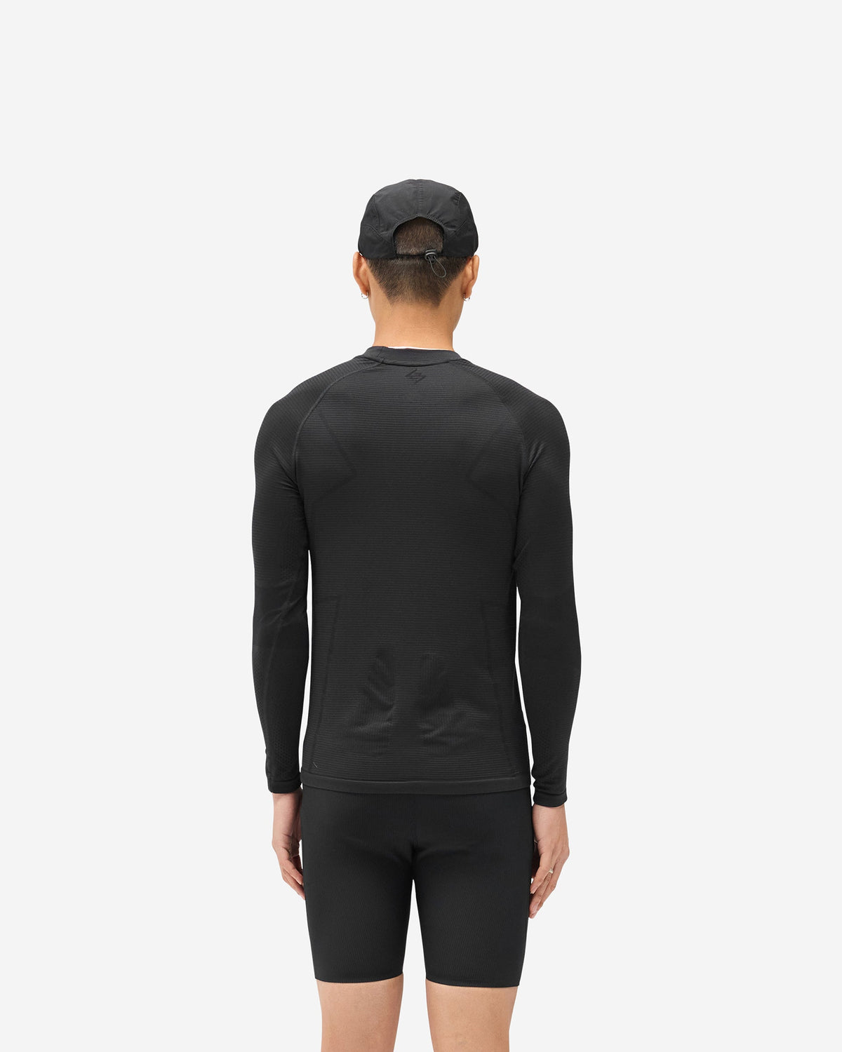 REPRESENT 247 Uprising Long Sleeve Seamless T-Shirt - Black