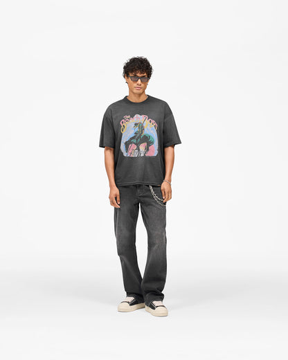 REPRESENT Represent x Beach Boys Endless Summer T-Shirt - Stained Black