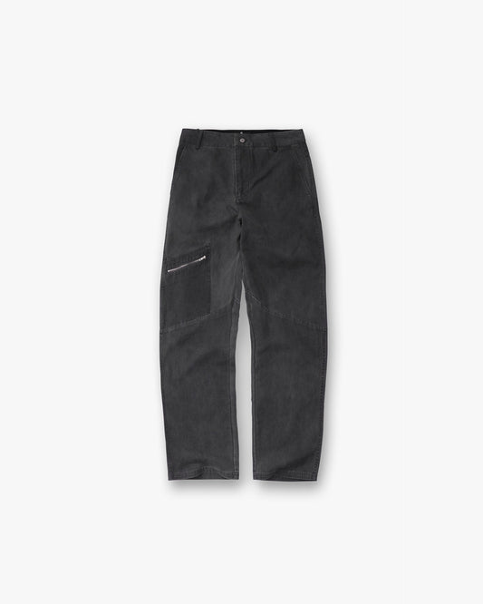 REPRESENT Cotton Workwear Pant - Washed Black