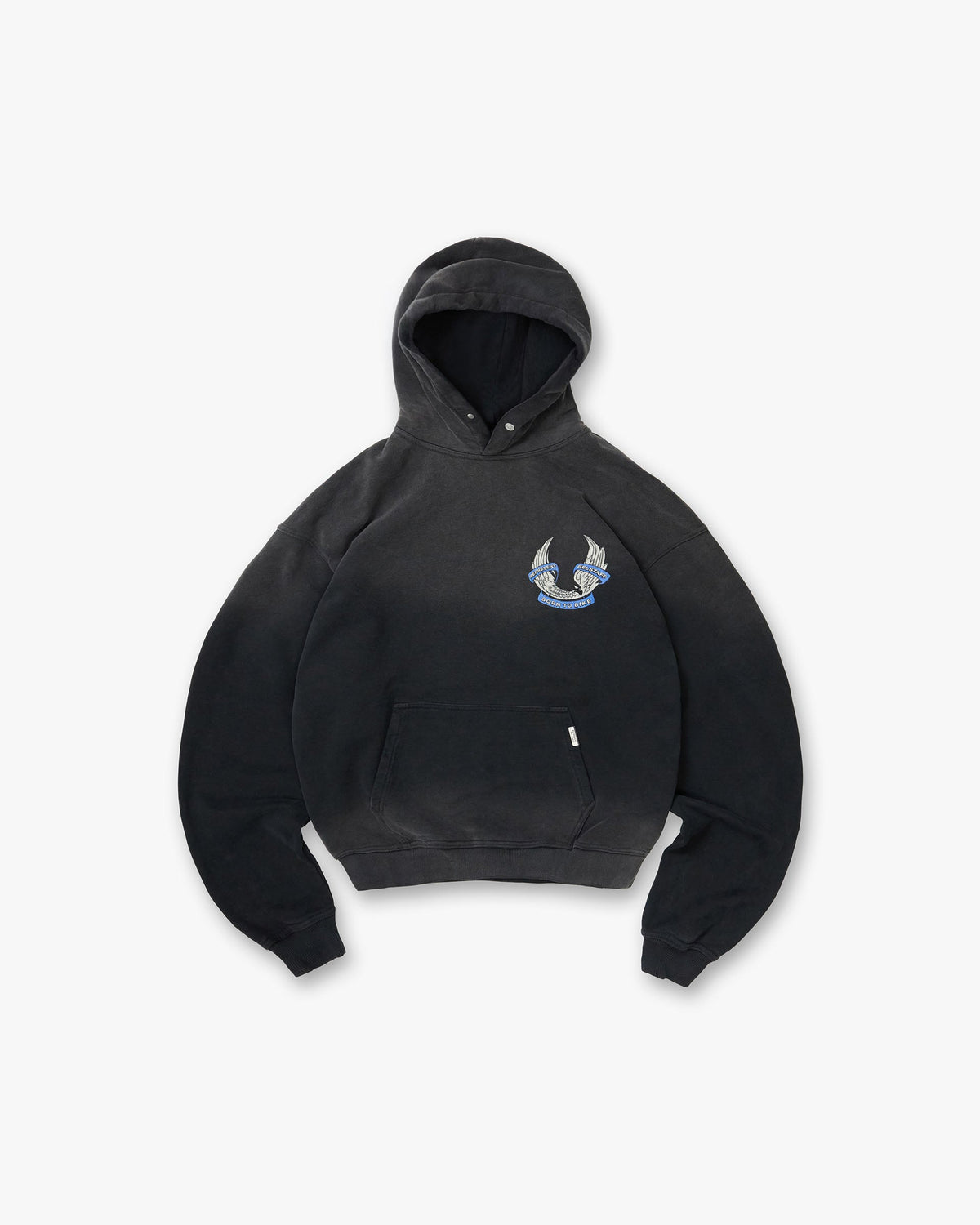 REPRESENT Represent X Belstaff Born To Bike Hoodie - Aged Black